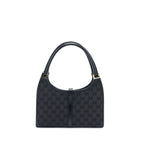 Gucci Vintage Jackie Bag GG Printed Canvas Black GHW