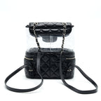 Chanel Transparent Back Pack PVC/Leather Backpack