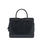 Saint Laurent/YSL Medium Uptown Tote Bag Calfskin Black GHW