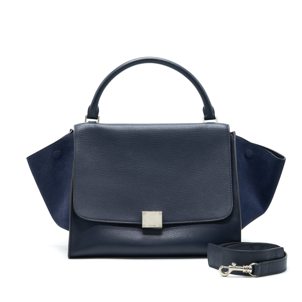 Celine Trapeze Bag Navy with