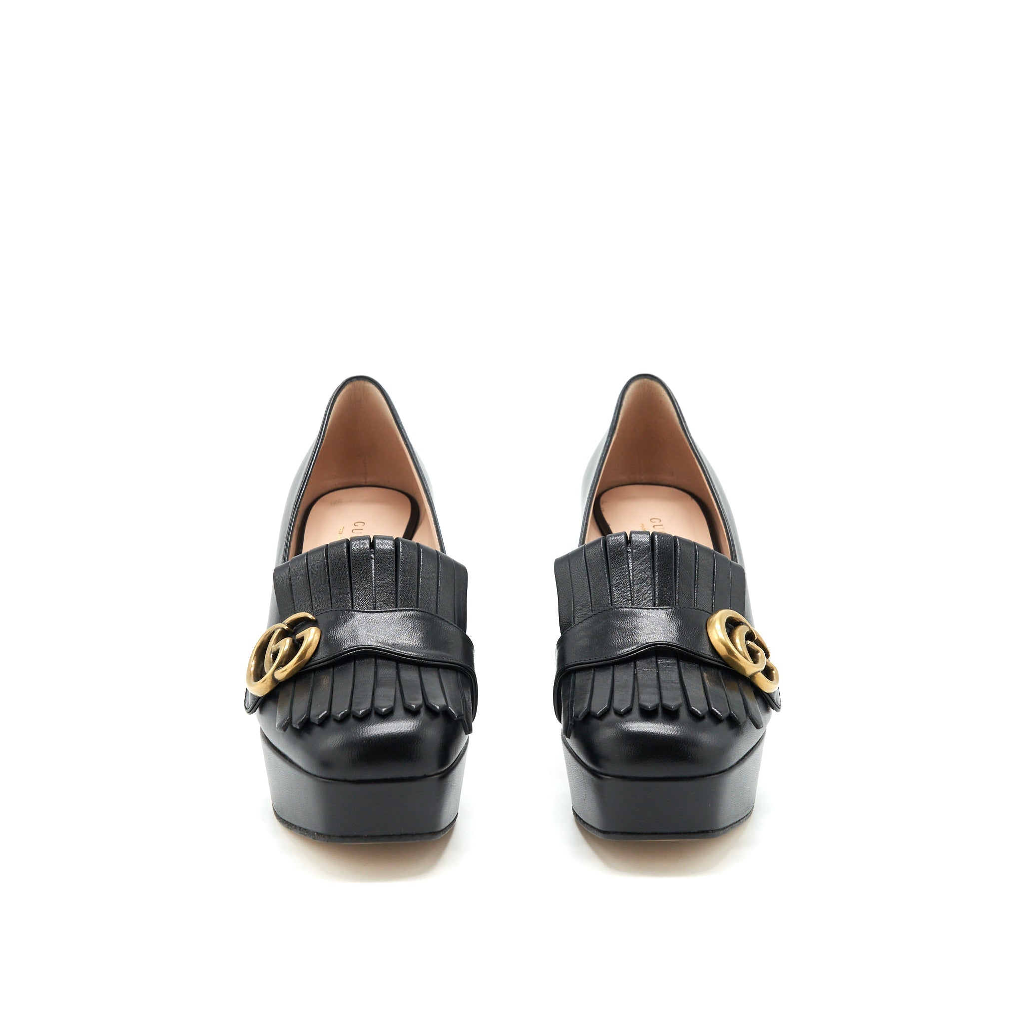 Gucci Size 38.5 GG High-Heel pump Shoes