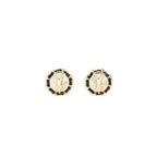 Chanel 22P Round Ear Clip LGHW