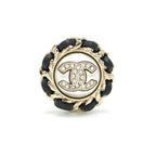 Chanel 22P Round Ear Clip LGHW