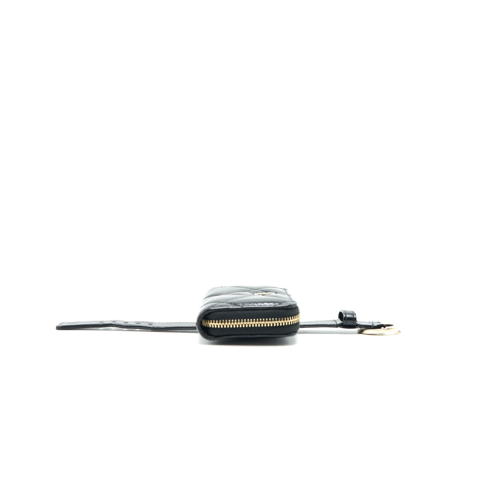 Chanel Zipped Coin Purse Bracelets in Shiny Lambskin