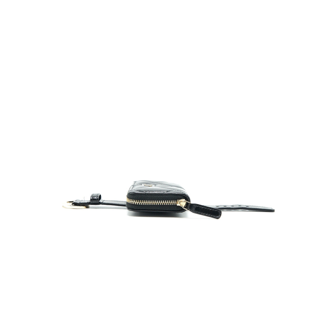 Chanel Zipped Coin Purse Bracelets in Shiny Lambskin