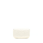 Gucci GG marmont super mini Bag White GHW