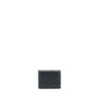 Chanel Classic Card holder with Chain Caviar black LGHW