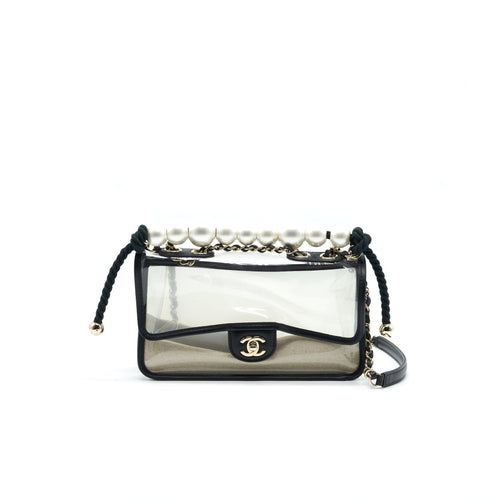 Chanel Sand By the Sea Pearl Flap Bag