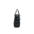 Dior mini Lady Dior Lambskin black with GHW