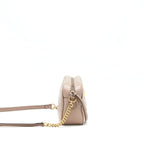 Gucci GG Marmont Small Matelasse Camera Bag Beige GHW