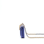 Chanel 19 wallet on chain Lambskin purple with Gold/silver hardware