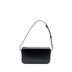Celine Triomphe Shoulder Bag Calfskin Black