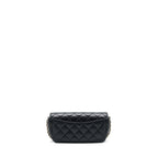 Chanel mini Glass case bag caviar black LGHW