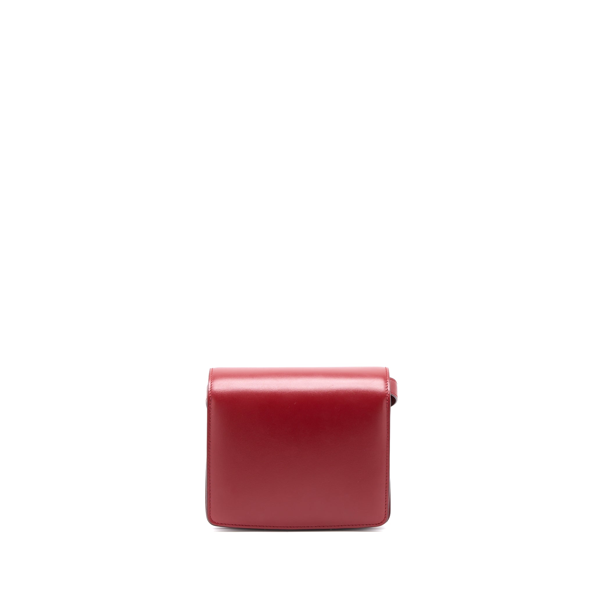 Celine Small Classic Box Bag Calfskin Red