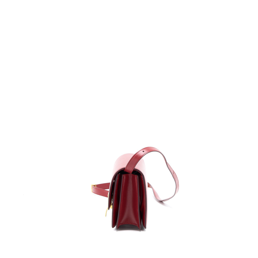 Celine Small Classic Box Bag Calfskin Red