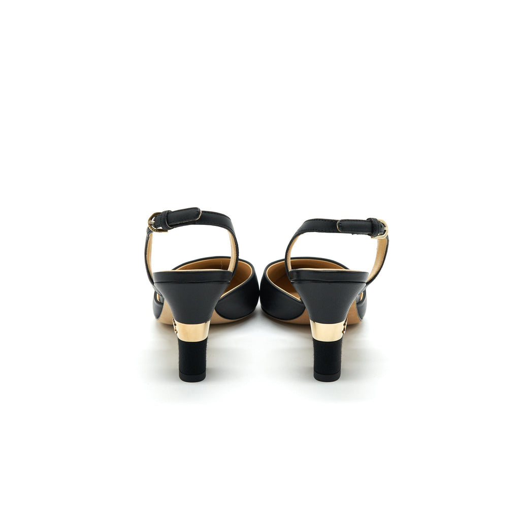 Chanel Size 36C Mid Heels Sling Back