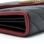 Gucci GG Marmont Wallet On Chain Black GHW