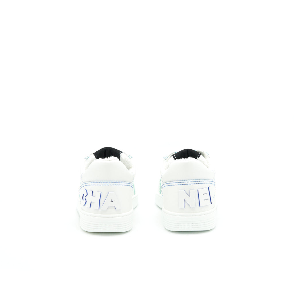 Chanel Size37.5 21ss Trainers White/ Light Blue