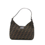 Fendi Vintage Zucca Shoulder Bag Canvas SHW