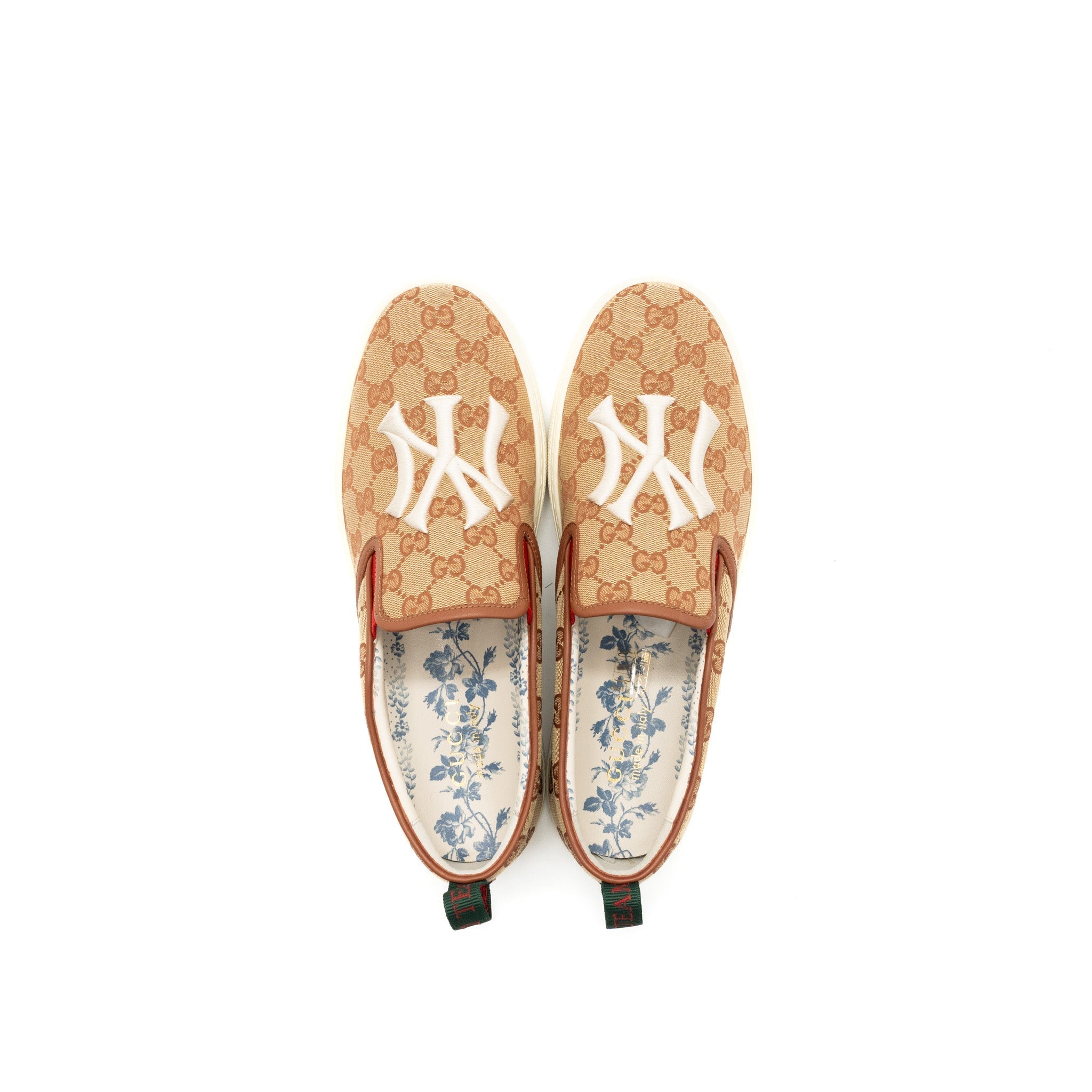 Gucci size 42 GG slip-on sneaker canvas multicolour