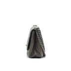 Chanel Seasonal Jumbo Caviar Flap Bag Grey with Ruthenium Hardware