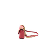 Gucci Mini GG Marmont Bag Calfskin Red Brushed GHW