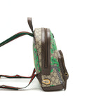 Gucci tiger print GG Supreme Backpack