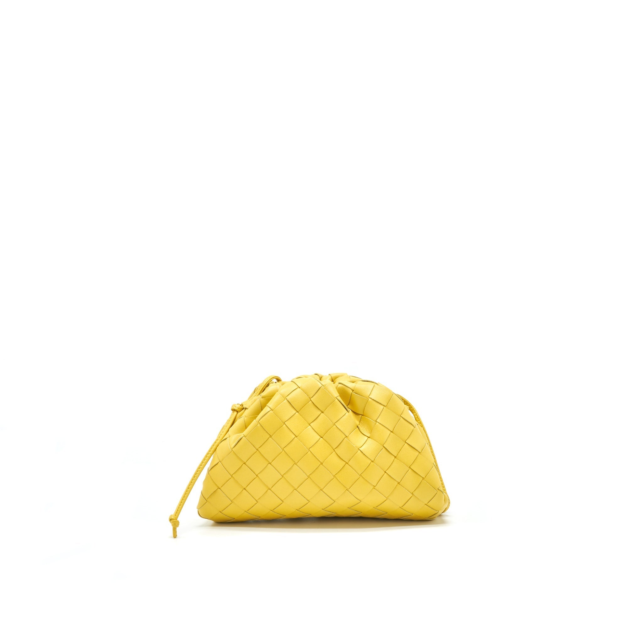 BOTTEGA VENETA THE MINI POUCH BAG YELLOW