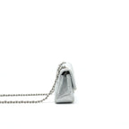CHANEL RECTANGULAR MINI FLAP BAG SILVER
