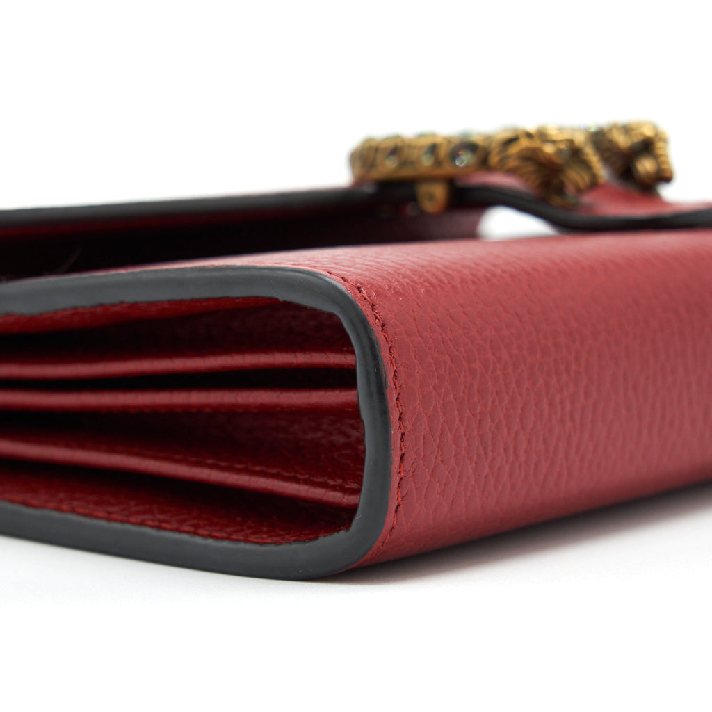 Gucci Dionysus Chain Wallet Red
