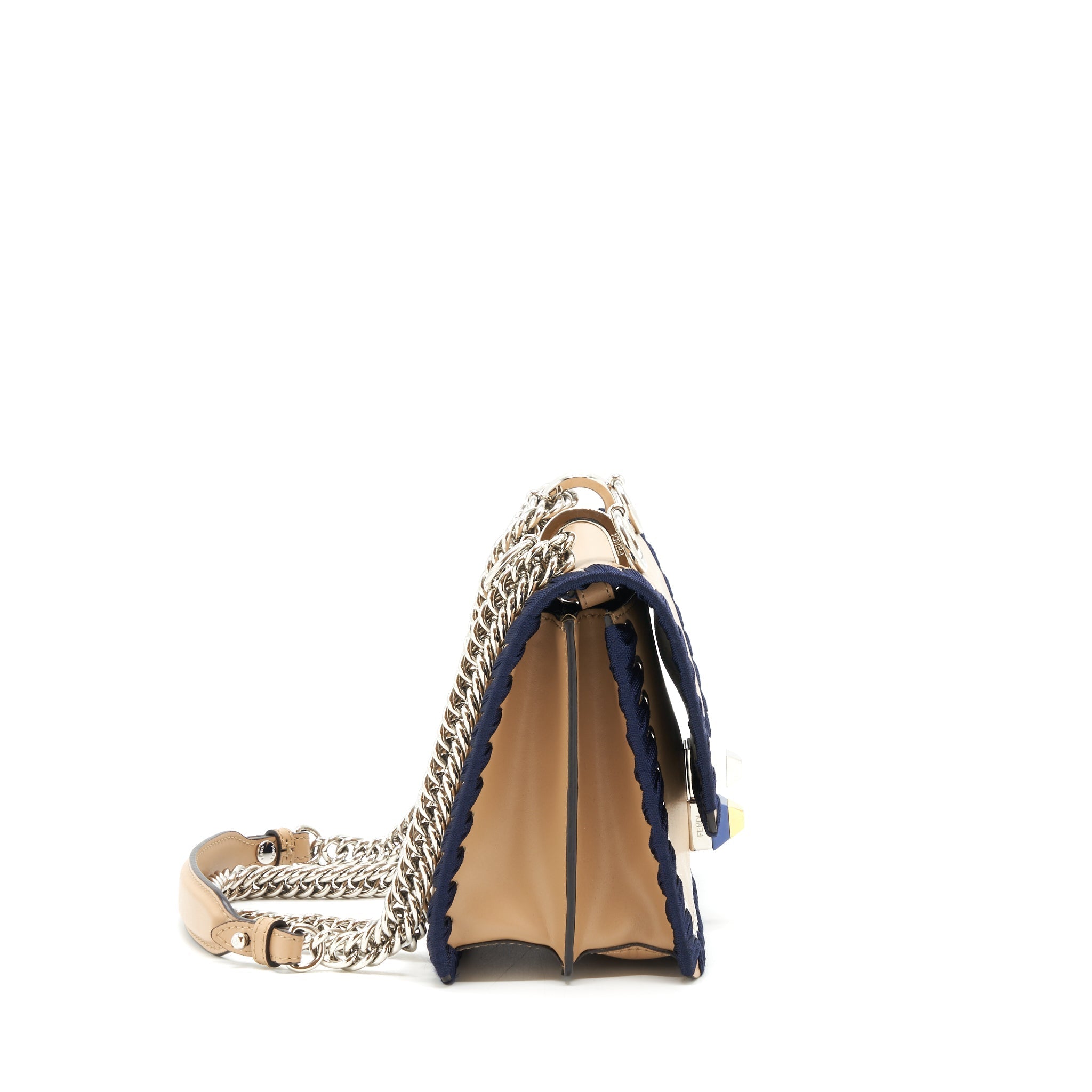 Fendi Kan i Dark beige / Navy with SHW