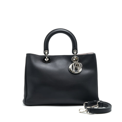 CHRISTIAN DIOR DIORISSIMO TOTE BAG BLACK SHW