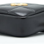 Chanel quilted belt bag lambskin black with GHW