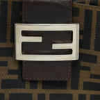 Fendi Vintage Zucca Shoulder Bag Canvas SHW