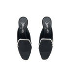 Chanel size 37 Star Suede High heel Loafer