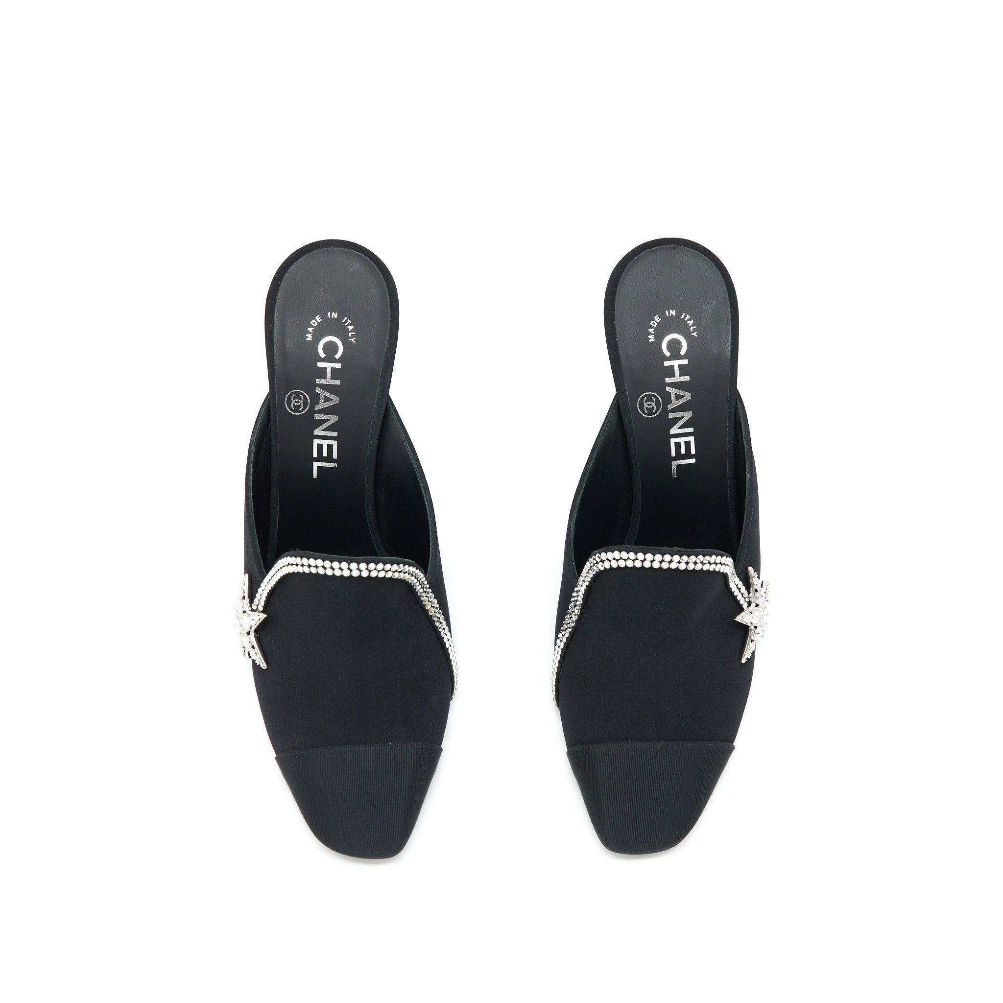 Chanel size 37 Star Suede High heel Loafer