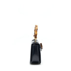 Gucci Vintage Bamboo Small Top Handle Bag Black