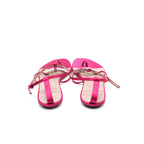 Gucci GG Crystal Logo Sandal Size 38