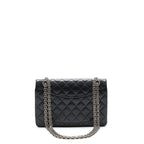 Chanel Reissue 2.55 double flap Bag Calfskin black SHW