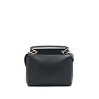 Fendi Dotcom Shoulder Bag Black with Stitch Details