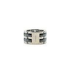 Chanel Ultra Ring Large version white Gold with Diamonds, Black Ceramic size 55