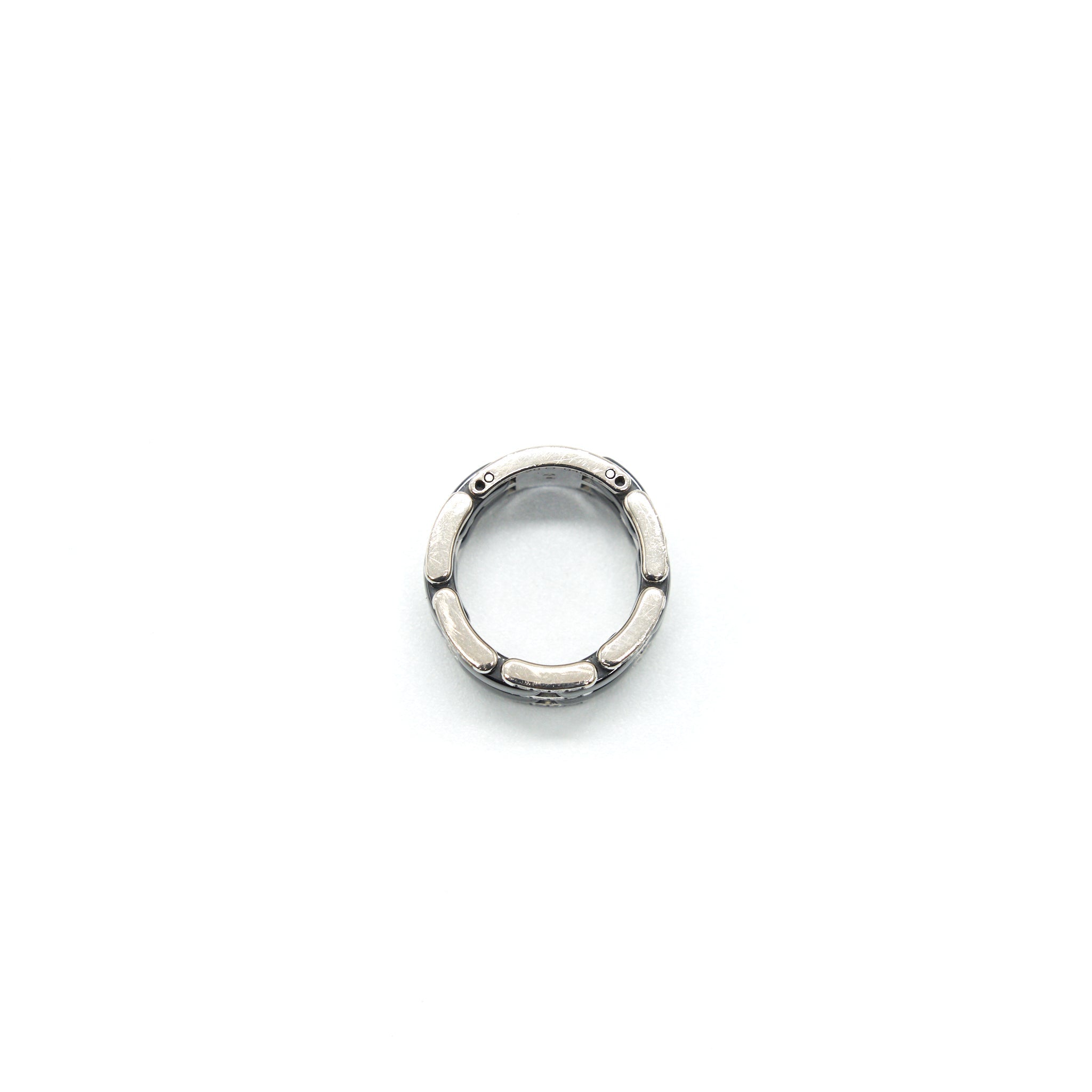 Chanel Ultra Ring Large version white Gold with Diamonds, Black Ceramic size 55