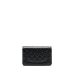 Chanel Classic Wallet On Chain Caviar Black SHW (Microchip)