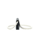 Chanel Giant Pearl Crush Wallet On Chain Black