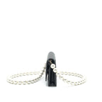 Chanel Giant Pearl Crush Wallet On Chain Black