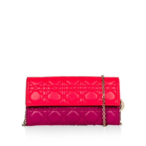 Dior Tri-colour Wallet on Chain