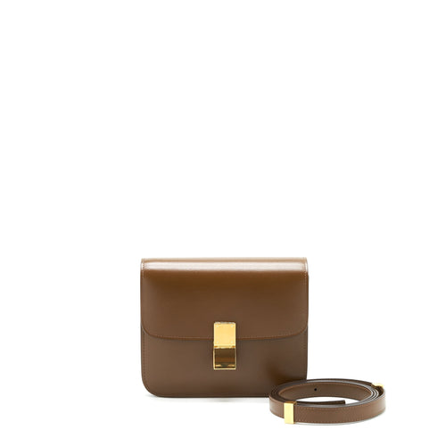 Celine Teen Classic Box Bag Calfskin camel