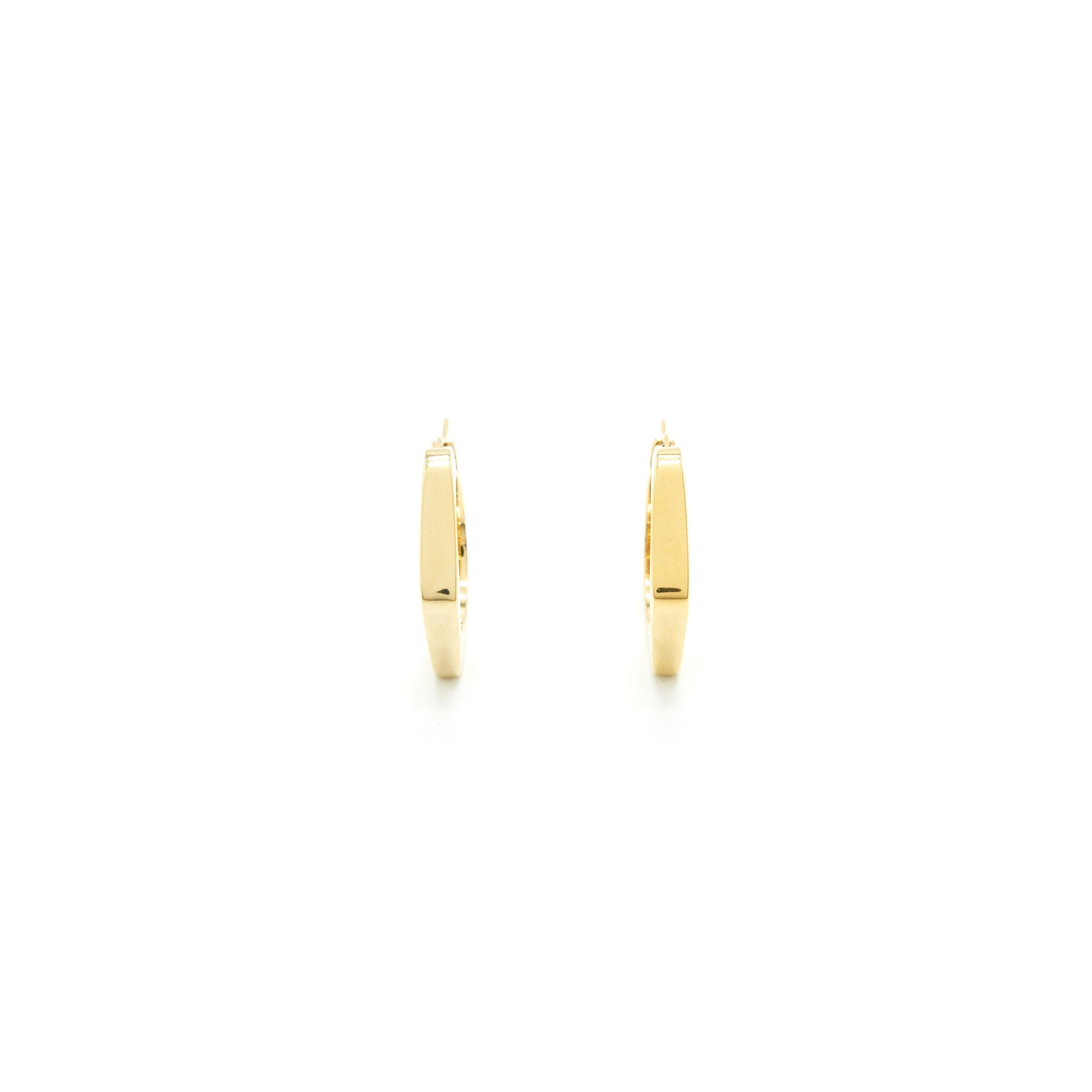 Celine Large Pentagon Earrings