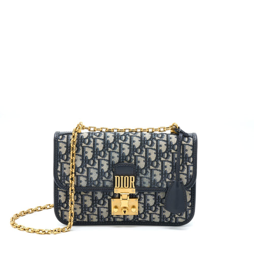 Dior Addict Crossbody Bag Dior Oblique Jacquard GHW