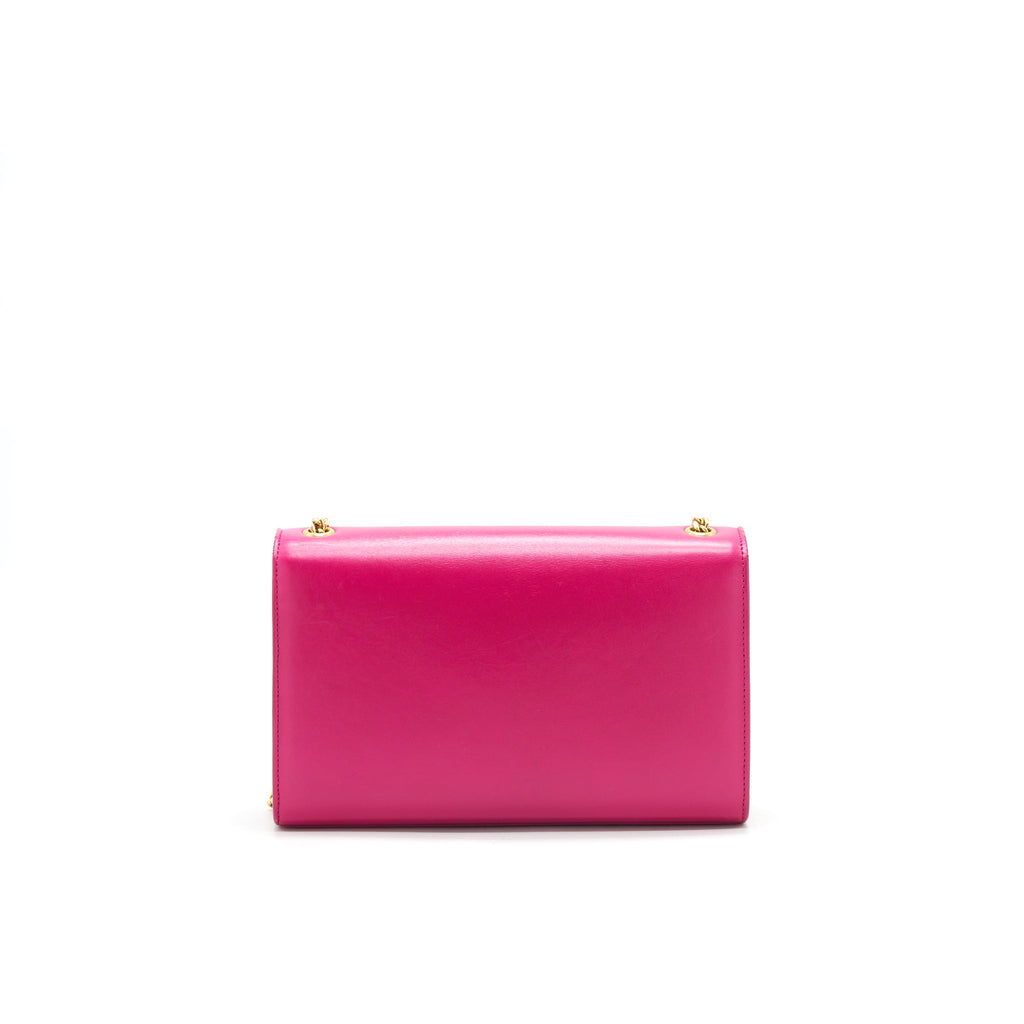 SAINT LAURENT /YSL MEDIUM KATE BAG WITH TASSEL IN HOT PINK
